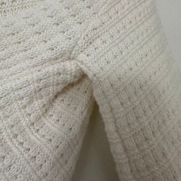Signature Reitman Soft Knit Button Front V-Neck Cardigan XXS Ivory Boho Chic - Picture 7 of 11